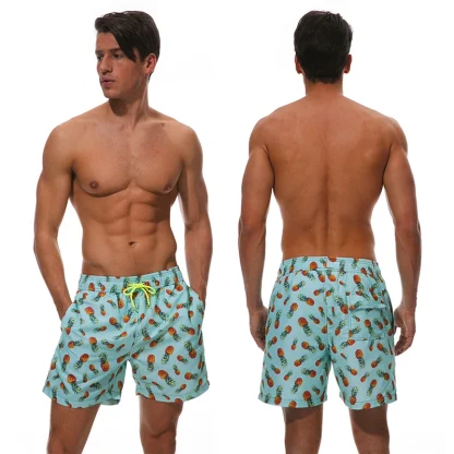 Quick Dry Swim Shorts with Prints - Image 3