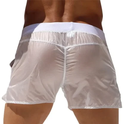 Semi-Transparent Swim Short with Open Pocket - Image 6