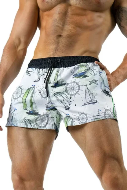 Breathable Quick Dry Casual Swim Shorts - Image 14