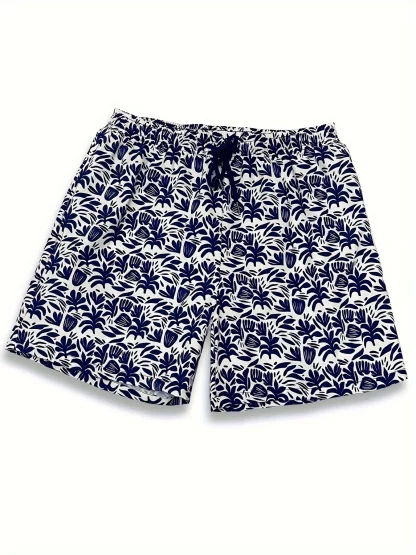 Quick-drying Swim Shorts with Drawstring - Image 13
