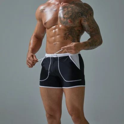 Fitted Swim Trunks with Side Pocket - Image 7