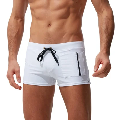 Quick Dry Swim Trunks with Zip Pocket - Image 14