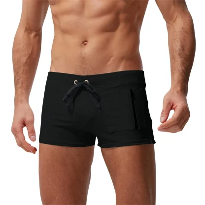 Quick Dry Swim Trunks with Zip Pocket - Image 4