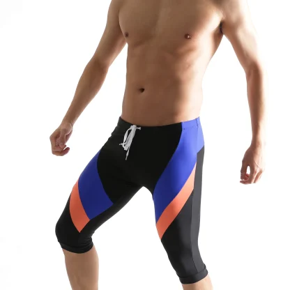 Long Swim Shorts with Fitted Design - Image 2