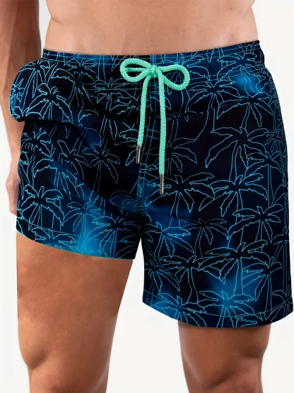 Quick-drying Swim Shorts with Drawstring - Image 3