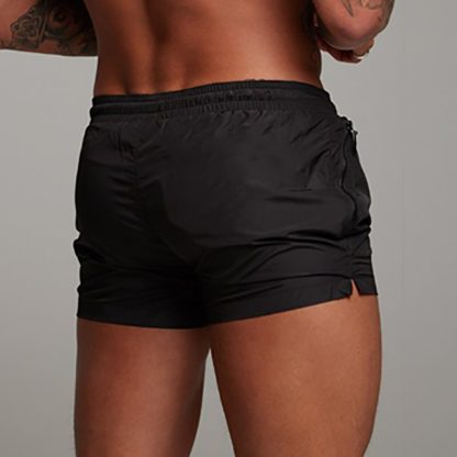 Zip Pocket Elastic Waist Swim Short - Image 8