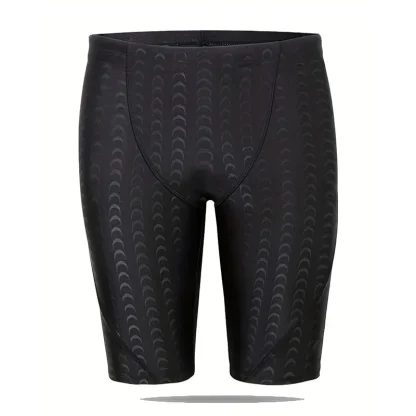 Fitted Black Swim Trunks for Sports
