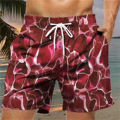 3D Sea Water Print Board Shorts - Image 6