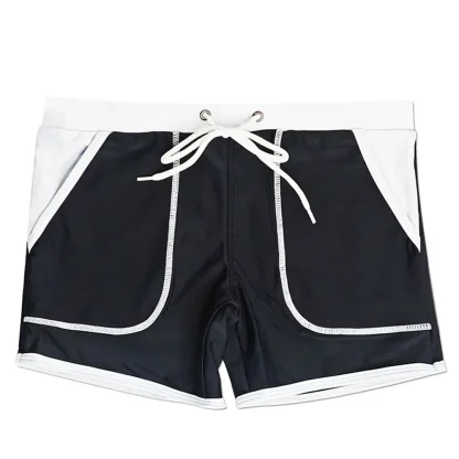 Fitted Swim Trunks with Side Pocket - Image 13