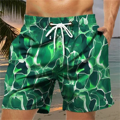 3D Sea Water Print Board Shorts - Image 2