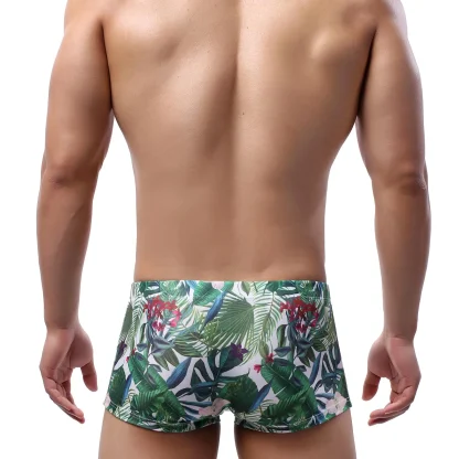 Hot Swim Trunks with Tropical Print - Image 6