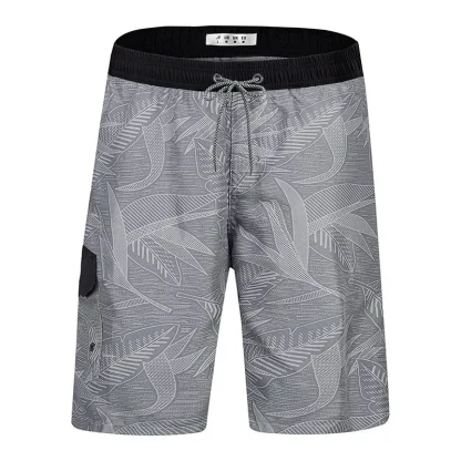 Striped Gradient Board Short with Drawstring - Image 10
