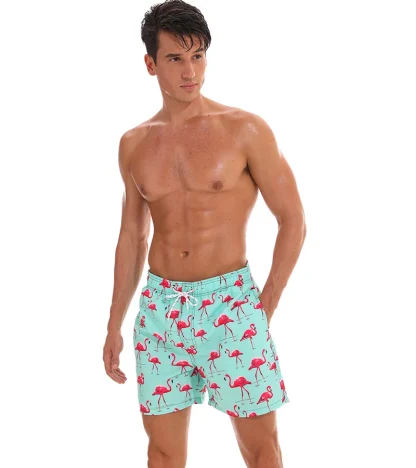 Quick Dry Swim Shorts with Prints