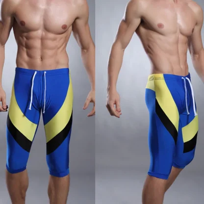 Long Swim Shorts with Fitted Design - Image 5