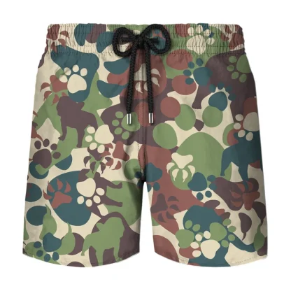 Classic Camouflage Board Shorts for Men - Image 10