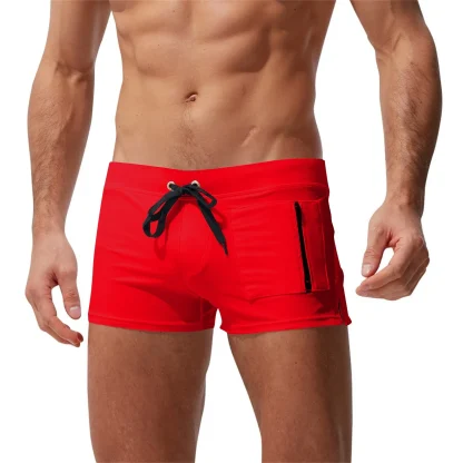 Quick Dry Swim Trunks with Zip Pocket - Image 5