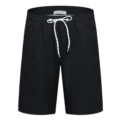 Striped Gradient Board Short with Drawstring - Image 12
