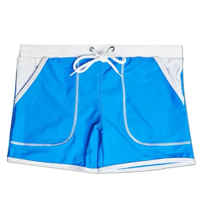 Fitted Swim Trunks with Side Pocket - Image 14