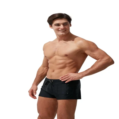 Quick Dry Swim Trunks with Zip Pocket - Image 12